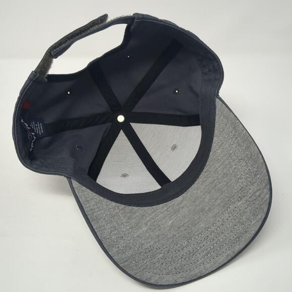 TK Roping Strapback Hat Gray One Size Embroidered Colorblock Sport-Tek - Picture 6 of 8